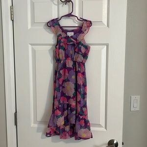 Cute layered high low floral dress